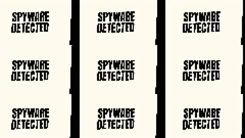 Spyware detected Stock Footage 189728745