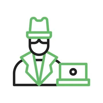 Spyware Icon Image. Stock Illustration