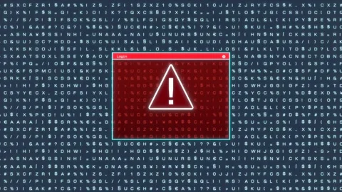 Spyware, system warning. Stock Footage 316311705