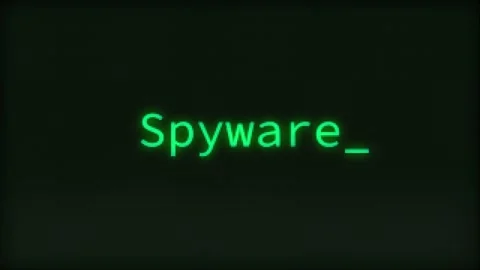 Spyware, Typing Text, Retro Computer Screen Stock Footage 273297374