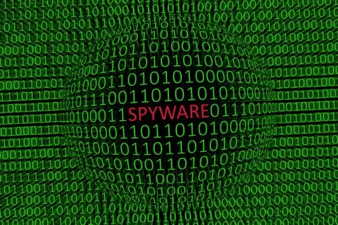 Spyware In Your Data Stock Illustration