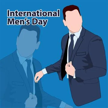 SQ-Men'sDay2 Stock Illustration