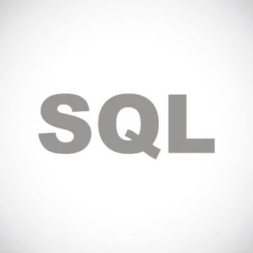 SQL black icon Иллюстрация