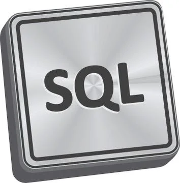 SQL Button 스톡 일러스트