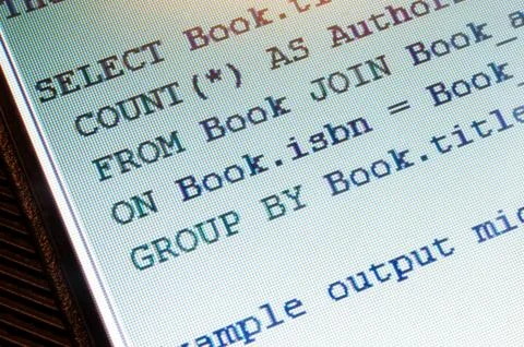 Sql code Stock Photos