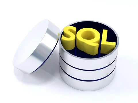 SQL Database Stock Illustration