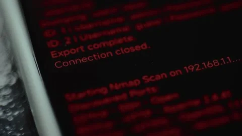 SQL injection attack, web security vulnerability. Ethical hacking concept Stock-Footage 327899364