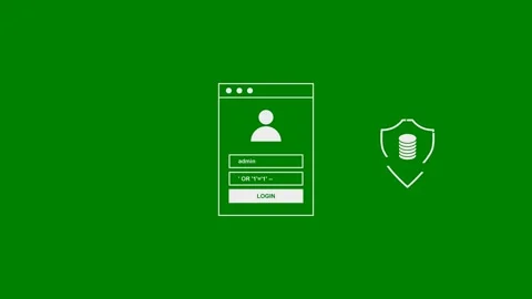 SQL Injection, Database Compromise, Cyber Attack - 7.5% Gray, Arial Bold Font Stock Footage 335226091