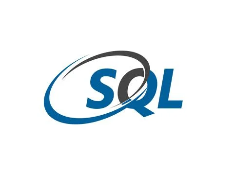 SQL letter creative modern elegant swoosh logo design Stock Illustration