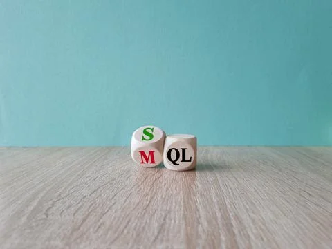 SQL or MQL symbol. Stock Photos