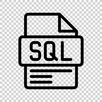 SQL Outline Icon. Sales Qualified Lead SQL icon for sales teams, prospects Иллюстрация