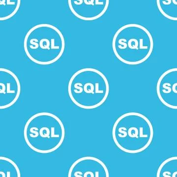 SQL sign blue pattern 스톡 일러스트