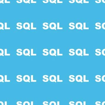 SQL straight pattern Illustrazione stock