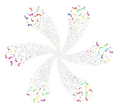 Sqrt Curl Spin Stock Illustration