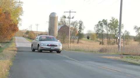 Squad Blocking Road Video stock 12439602