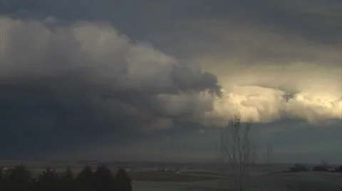 Squally Sky Stock Footage 54757377