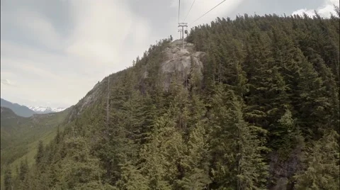 Squamish BC Canada View from Sea to Sky Gondola Video stock 40953203
