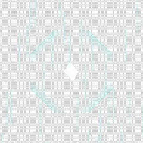 Square 1:1 HUD Command Interface - Data Diagnostic Visualization Loop 1:1 Stock Footage 331195041