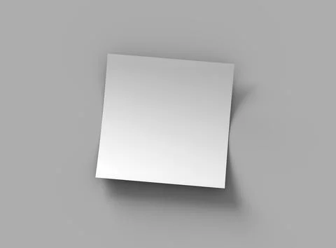 Square 8.26x8.26inc flyer render to present your design. Stock Illustration