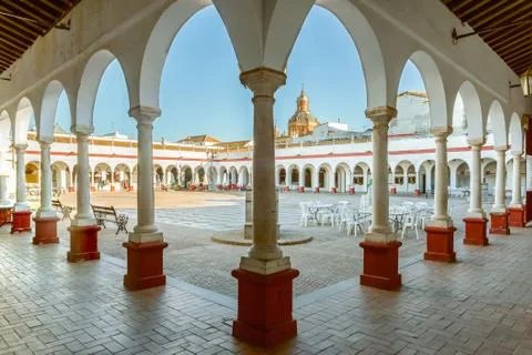 Square of Abastos Stock Photos