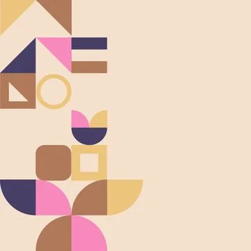 Square abstract background with geometric shape texture vector イラスト素材