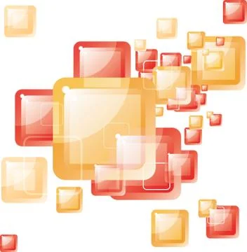 Square abstract background Stock Illustration