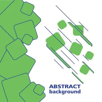 Square abstract background. Vector color design template Stock Illustration