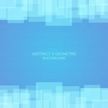 Square abstract banner geometric shape and line pattern design with space Stock Illustration