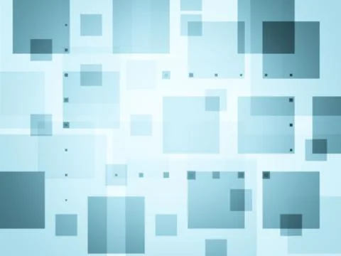 Square abstract shape on white background Stock Illustration