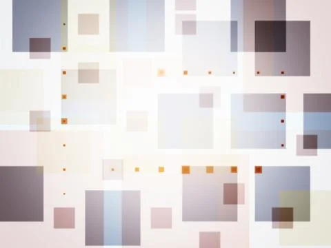 Square abstract shape on white background Stock Illustration