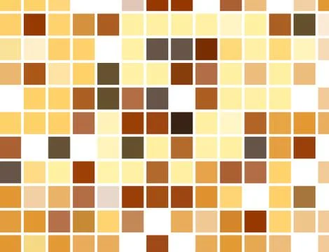 Square abstract shape on white background Stock Illustration