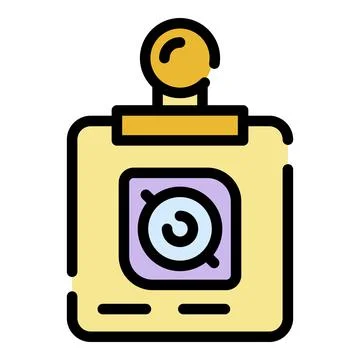 Square action camera icon color outline vector Stock Illustration