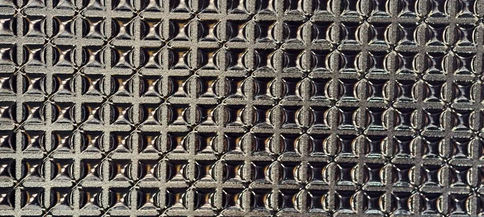 Square and Diamond Glass Pattern 库存照片