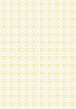 Square and flat rounded shapes in yellow and pink textured square and flat... Stock Photos