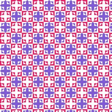 Square and Plus Patterns Illustrazione stock