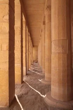 Square and round columns Stock Photos