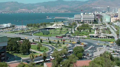 SQUARE AND TRAFFIC Stock Footage 27676462