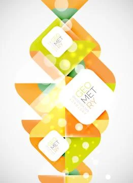 Square and triangle pattern background Stock Illustration