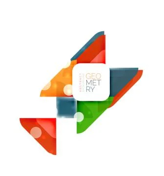 Square and triangle pattern background Stock Illustration