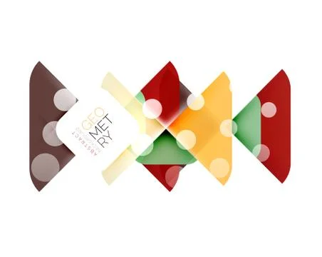 Square and triangle pattern background Stock Illustration