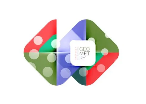 Square and triangle pattern background Illustrazione stock