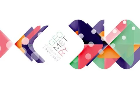 Square and triangle pattern background イラスト素材