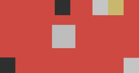 Square Animation  - Red Background Stock Footage 293939822
