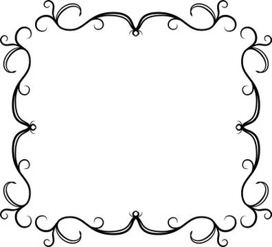 Square antique pattern frame Stock Illustration