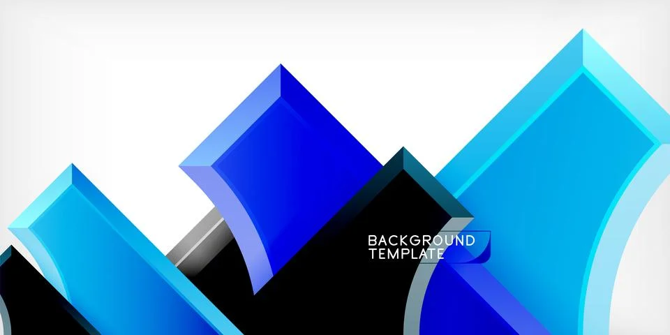 Square, arrow shapes with round elements Vector Illustration For Wallpaper 스톡 일러스트