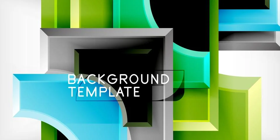 Square, arrow shapes with round elements Vector Illustration For Wallpaper 스톡 일러스트