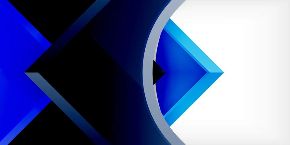 Square, arrow shapes with round elements Vector Illustration For Wallpaper Stock Illustration