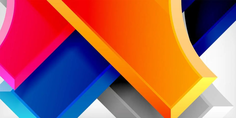 Square, arrow shapes with round elements Vector Illustration For Wallpaper 스톡 일러스트