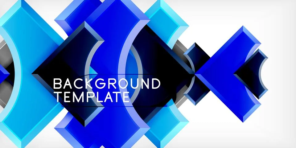 Square, arrow shapes with round elements Vector Illustration For Wallpaper 스톡 일러스트