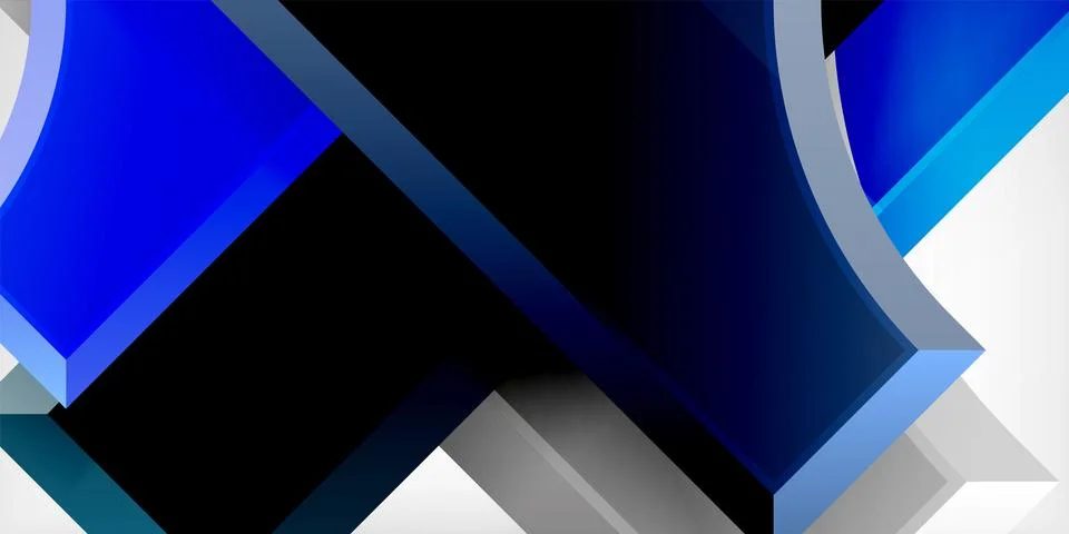 Square, arrow shapes with round elements Vector Illustration For Wallpaper Stock Illustration